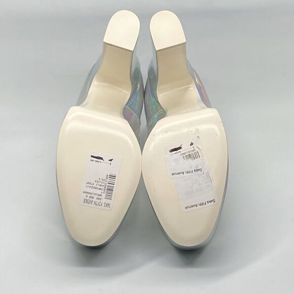 Valentino Garavani Tan-Go 155 iridescent patent-leather platform pumps size 39.5 - Picture 15 of 16